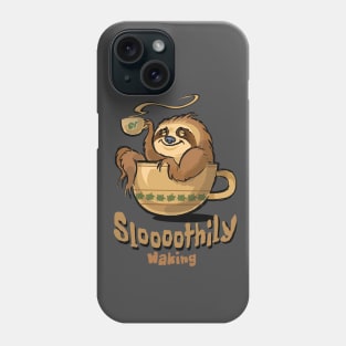 Coffee Sloth Waking Phone Case