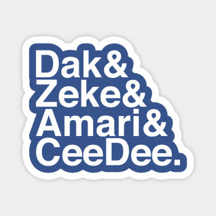 Dak & Zeke & Amari & CeeDee Magnet