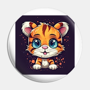 Cute baby tiger Pin