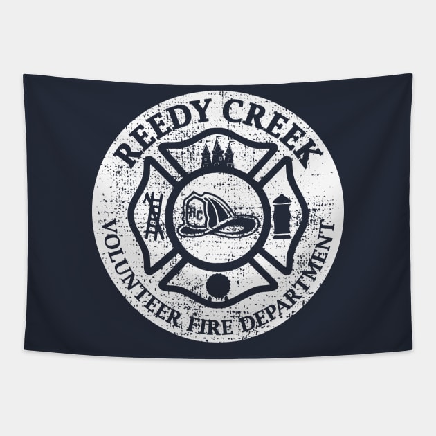 Reedy Creek Volunteer Fire Department Tapestry by SeeScotty