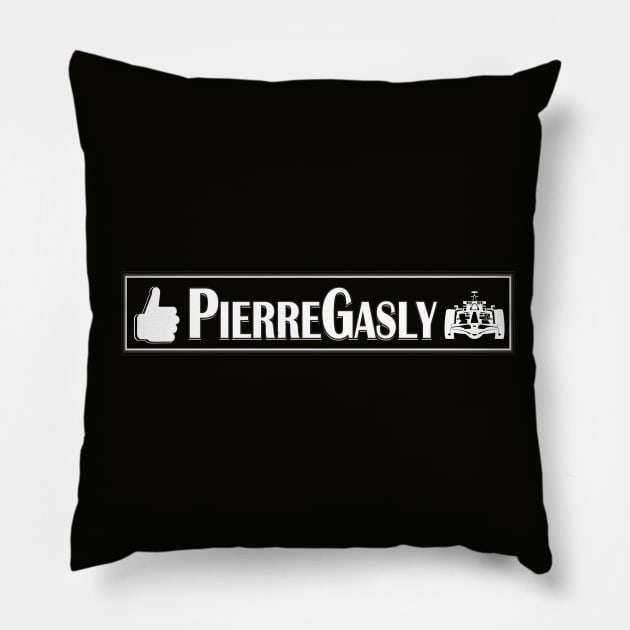 PIERRE GASLY F1 2022 Pillow by vintagejoa