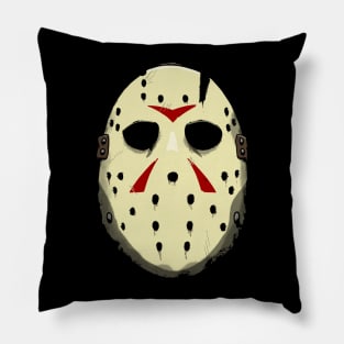 Hockey Mask Slasher Pillow