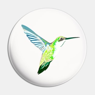 Colorful Colibri Pin