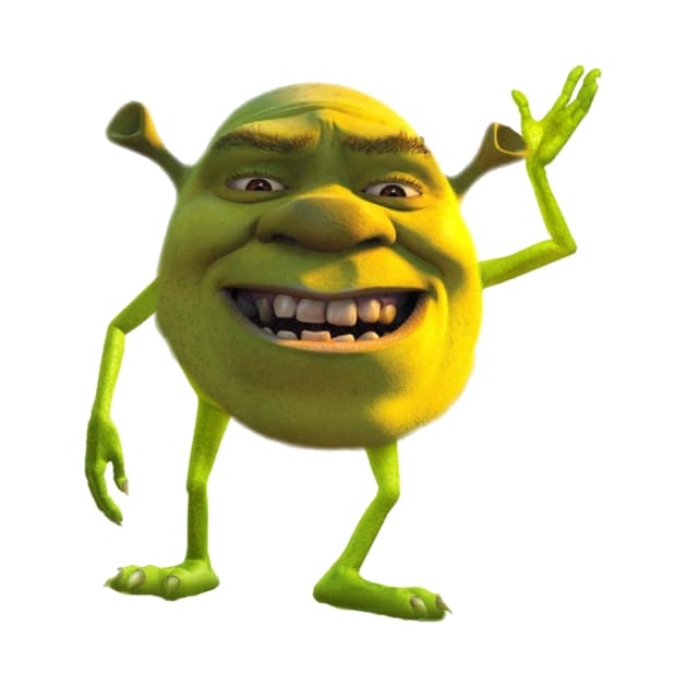 Shrek Wazowski by DudeAwesome