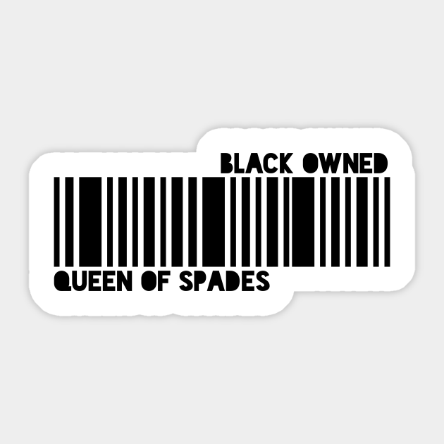 Queen of Spades Pegatina