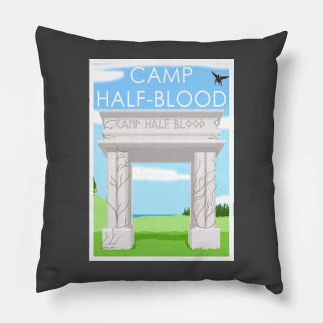 Camp Half Blood Pillow by Omega Art