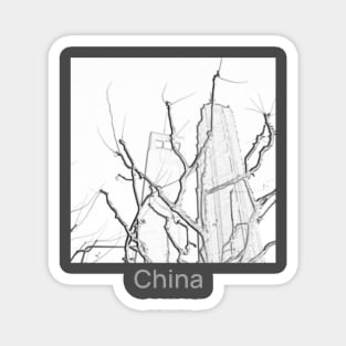 though the trees Magnet