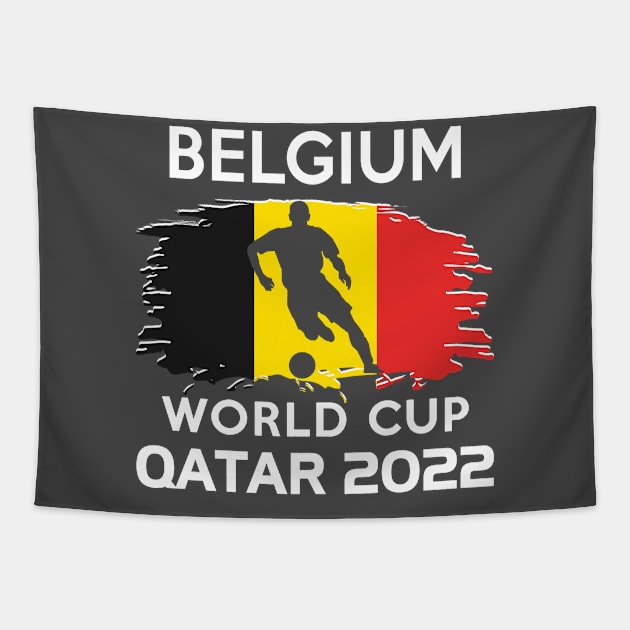 World Cup 2022 Belgium Team Tapestry by adik