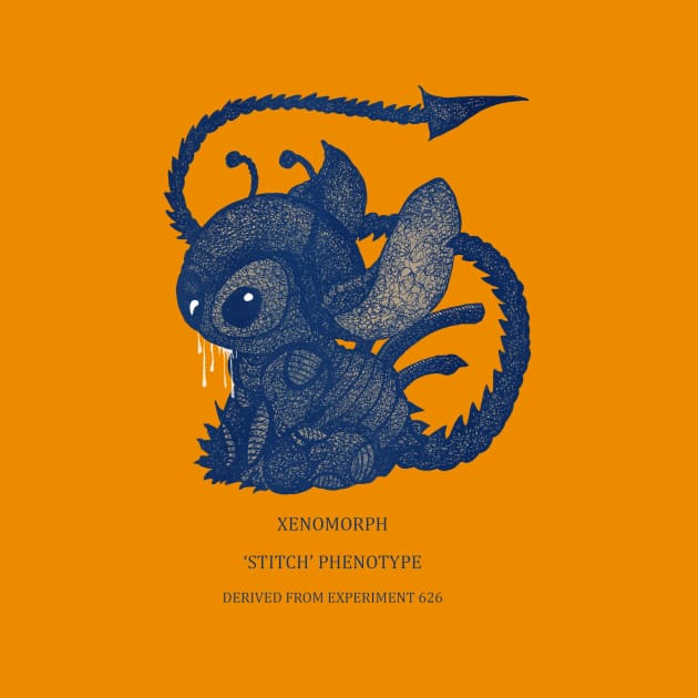 Stitch Xenomorph by djrbennett