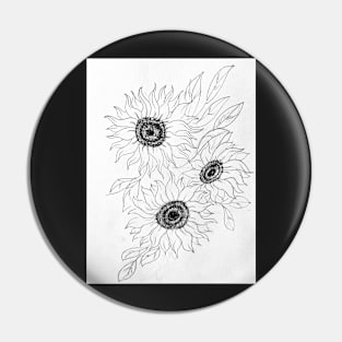 Sunflower Pin