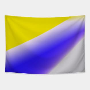 yellow blue white texture art Tapestry