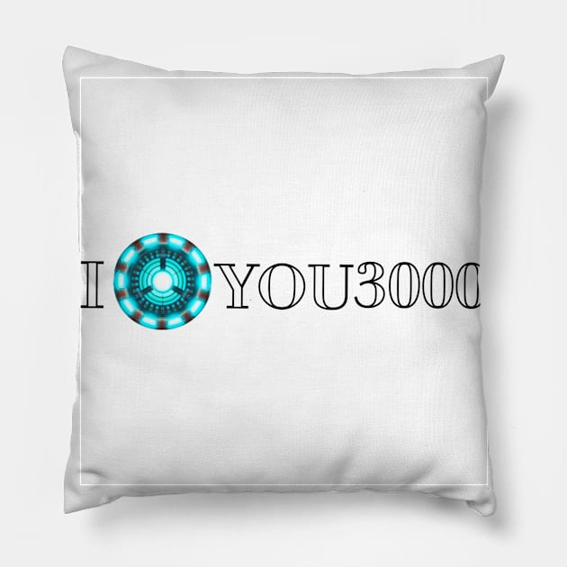 I love you 3000 Pillow by ImSomethingElse