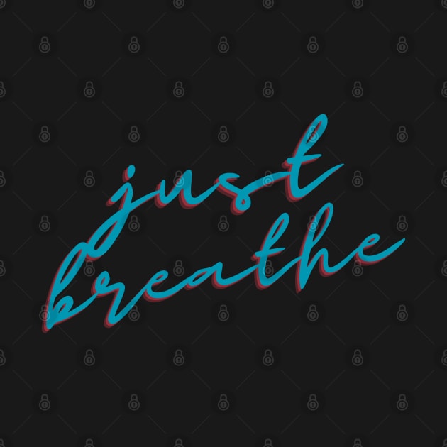 Just breath in teal green by Patterns-Hub