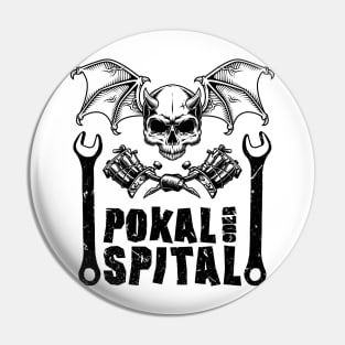 Echte Motorsport Retro Vintage Pokal Oder Spital Pin