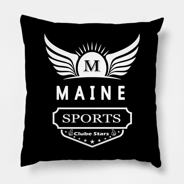 Maine Sports Pillow by Alvd Design