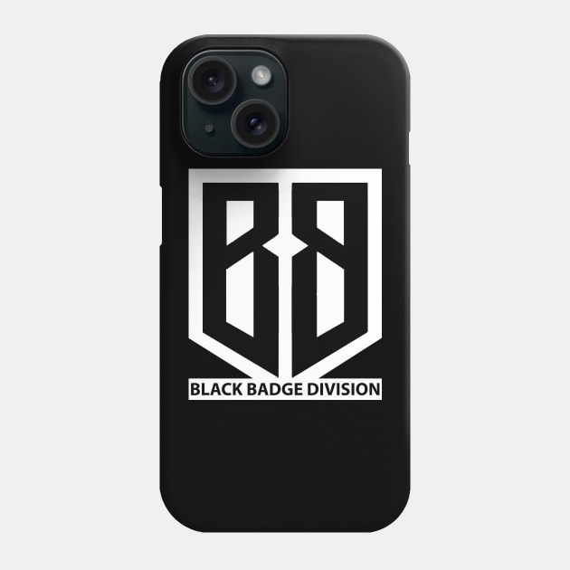 Black Badge Division Phone Case by pasnthroo