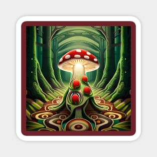 fly agaric Magnet