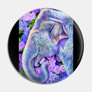 Asian Elephant Pin