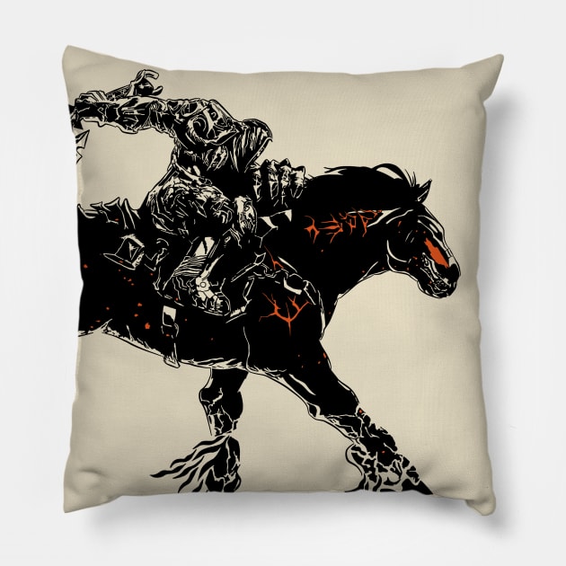 Horseman Pillow by PCMdesigner