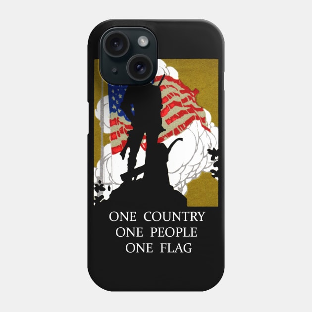 1940 One Country Phone Case by historicimage