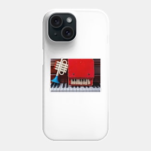 Toy Trumpet And Red Piano Phone Case