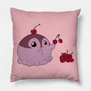 Penguinscoops - Cherry Pillow