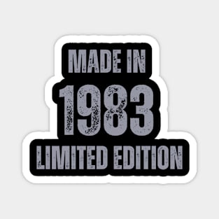 Vintage Made in 1983 , Limited Edition  , Gift for Mom Dad Birthday Magnet