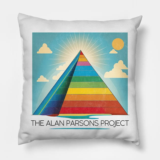 The Alan Parsons Project ----- Psychedelic Fan Artwork Pillow by unknown_pleasures