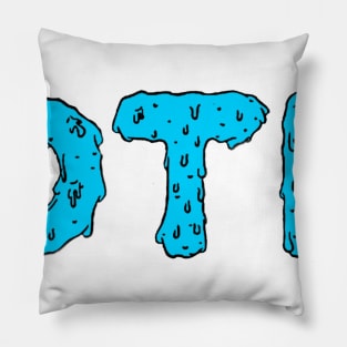 Only The Real Slime Light Blue Pillow