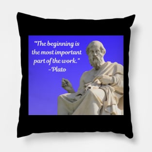 Wise Quote 1 - Plato Pillow