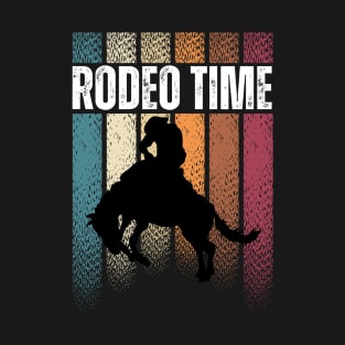 Rodeo Time Sunset Cowboy T-Shirt