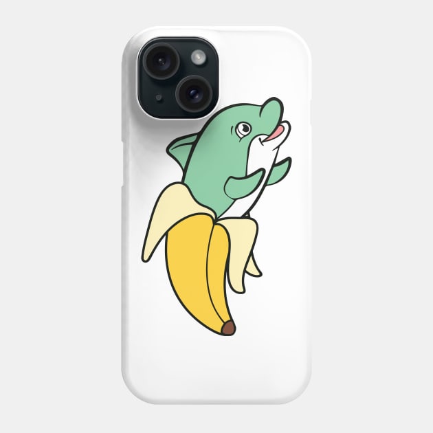 Dolphin Banana Phone Case by Madelyn_Frere