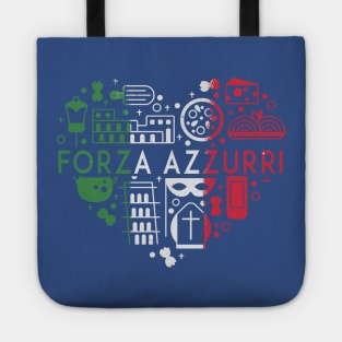 Italy soccer jersey italy football forza azzurri forza italia Tote