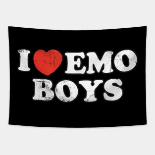 I Heart Emo Boys Tapestry