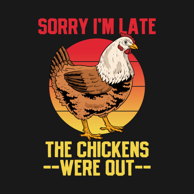 Disover Chicken Farmer Retro - Chicken - T-Shirt