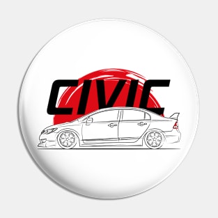 Racing Civic FD2 MK8 Legend Pin