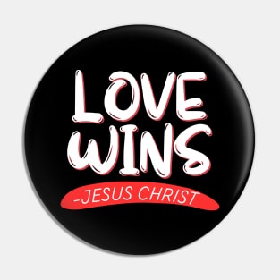 Love Wins | Christian Pin