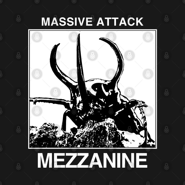 Massive Attack - Mezzanine - Tribute Artwork - Black by Vortexspace