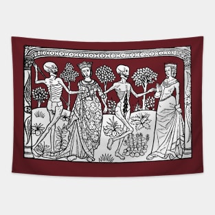 Death and the Ladies Queen and Duchess Tapestry