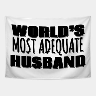 World's Most Adequate Husband Tapestry