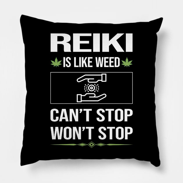 Funny Cant Stop Reiki Pillow by symptomovertake