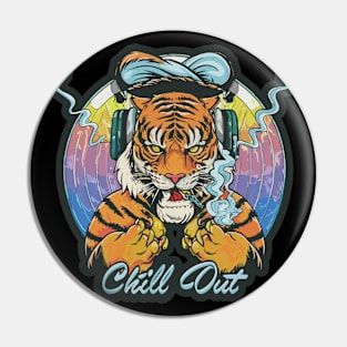 Wild Beats: The Hip-Hop Tiger Edition Pin