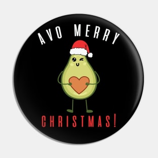 Avo Merry Christmas Pin