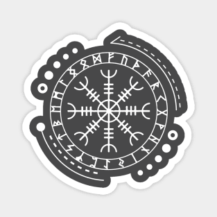 Helm of Awe - Aegishjalmur | Norse Pagan Symbol Magnet