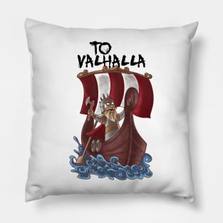 Eternal Glory: To Valhalla's Halls of Valor Pillow