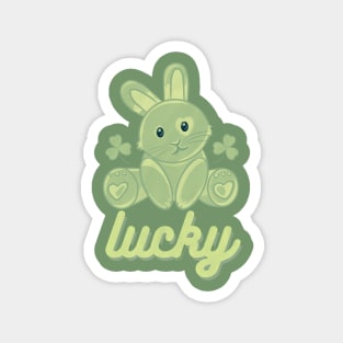 Lucky Bunny Magnet