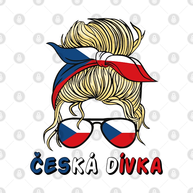 Ceska Czech Republic Flag Girls Czech Girl Kids by qwertydesigns