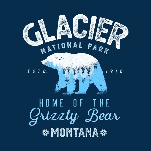 Glacier National Park, Grizzly Bear by MarkusShirts