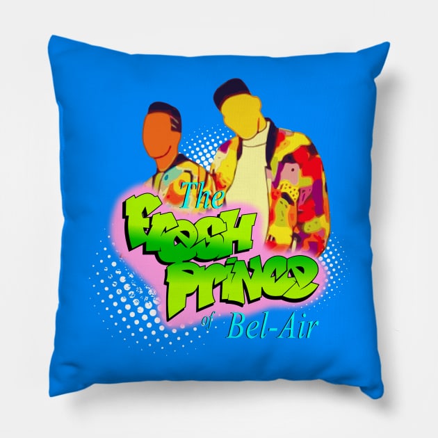 The Fresh Prince of Bel Air Pillow by ilvms