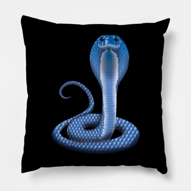 Cobra Pillow by Wickedcartoons